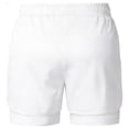thumbnail image 5 of Men's Sports Quick Dry Shorts, Athletic Shorts, Sweat Shorts, Elastic Waist Breathable Stretchy, Gym Workout Running Vacation, Summer Outdoor | AESTIVO,White 3XL, 5 of 6