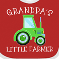 thumbnail image 4 of Inktastic Grandpa's Little Farmer Green Tractor Boys or Girls Baby Bib, 4 of 4
