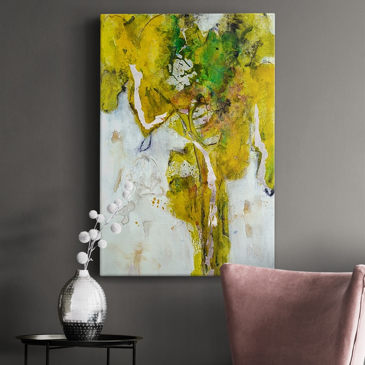 Golden Foliage I Premium Gallery Wrapped Canvas - Ready to Hang