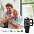 thumbnail image 6 of Gifts for Dad, 40oz Best Dad Ever Tumbler with Lid and Straw, Birthday Fathers Gifts Ideas from Daughter Son, Stainless Steel Insulated Drinking Cup, 6 of 6