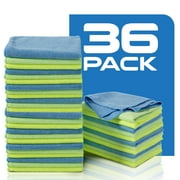 Zwipes Microfiber Cleaning Cloths, Multi-color, 36 Pack