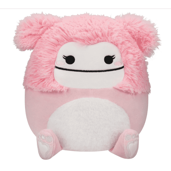Squishmallows 12" Brina the Pink Bigfoot with Fuzzy Belly Plush
