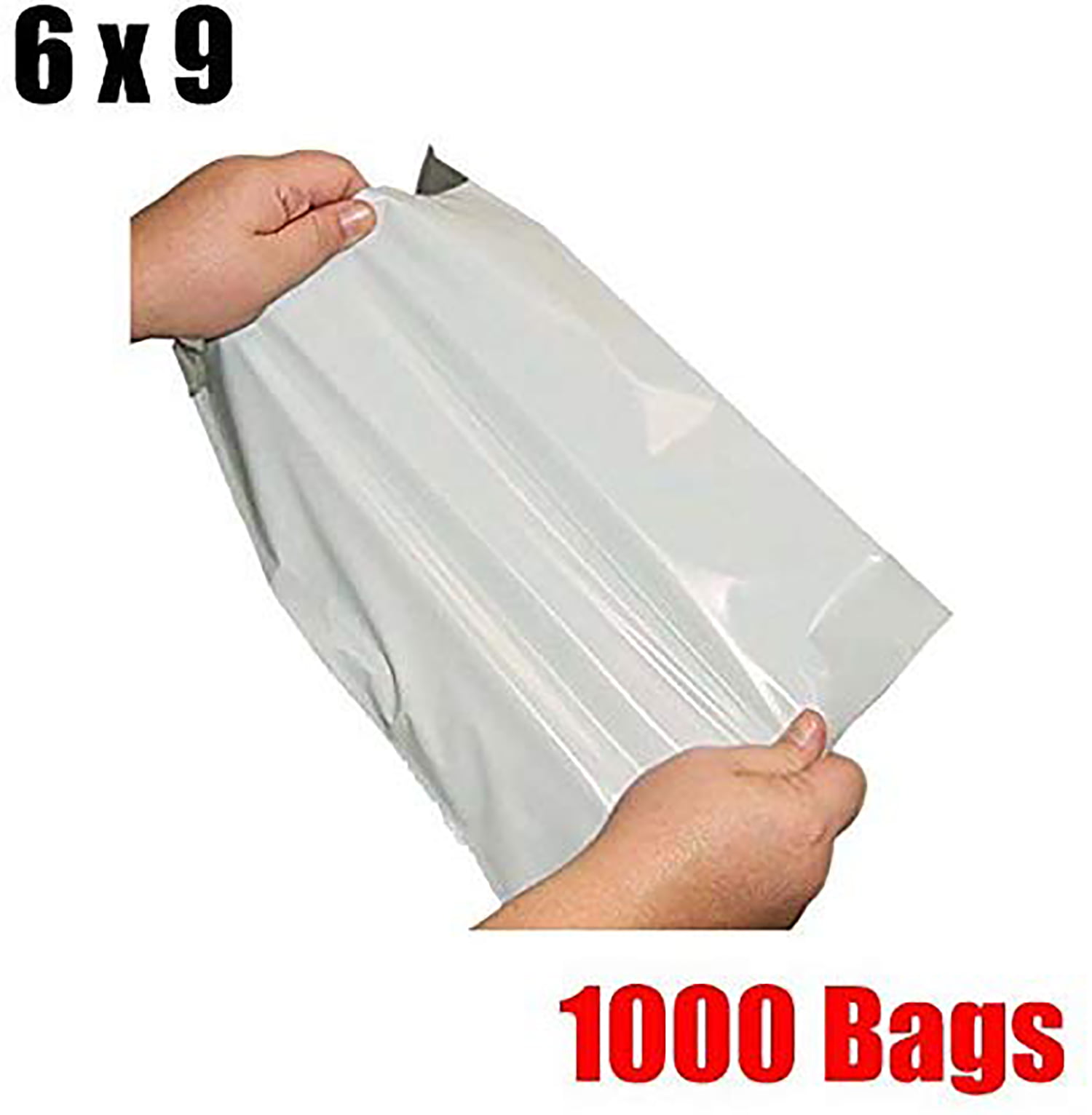 6x9 1000 9x12 100 Poly Mailers Envelopes Plastic Bags White Self Seal Bag 