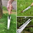 thumbnail image 2 of Coofit Grass Hook Practical Professional Wooden Handle Hand Sickle Weed Plant Tool, 2 of 10
