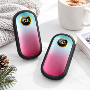 Mini-Green-2pack Rechargeable Electric Hand & Foot Warmers with LED Flashlight