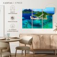 thumbnail image 4 of Elephant Stock Travel Aircraft Wall Art - Horizontal Multi Panel Canvas - Living Room Wall Decor - Transportation Multi Panel - Green And Turquoise Decor - 23" x 14", 4 of 4