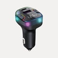 thumbnail image 2 of Binmer Car Charger Super Fast Charging Port PD30W Digital Display LED Light Button Voltage Detection Mobile Phone Charger, 2 of 7