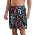 thumbnail image 2 of Fotbe Paisley Trajes de Baño Estampados para Hombre, Shorts de Verano de Secado Rápido, Ropa de Playa, Bañadores-Small, 2 of 6