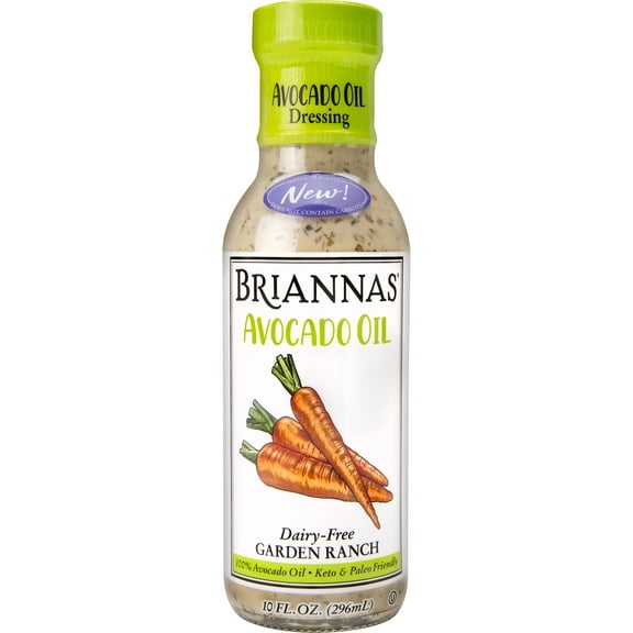 BRIANNAS Avocado Oil Dairy-Free Garden Ranch, 10 fl oz