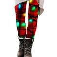 thumbnail image 4 of Womens Pants Christmas Printed Leggings Yoga Casual Pants Leggings,Pants for Women Plus Size Multicolor XXXL, 4 of 5