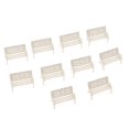 thumbnail image 2 of Baohd Train Railroad Diorama Park Bench for DIY Sand Table Model 1:75 white C, 2 of 9