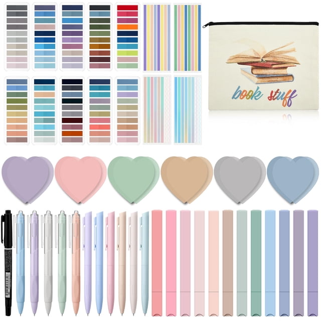 Kit de anotaciones para libros Trandraft con 2640 pestañas adhesivas y 300 notas adhesivas