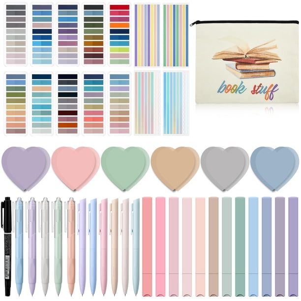 Kit de anotaciones para libros Trandraft con 2640 pestañas adhesivas y 300 notas adhesivas