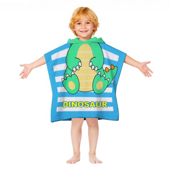 Toalla de playa con capucha Growell Kids, 61 x 58 cm, microfibra