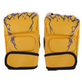 thumbnail image 2 of Medio Boxeo Guantes de entrenamiento Kickboxing Sparring Grappling Guantes Lucha Amarillo1 Sharpla Mitad dedo guantes de boxeo, 2 of 8