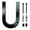 As Show-U, variant on CxhicLuv 5-Inch Modern Floating House Number, A to Z Alphabet Acrylic Door Plate, Stylish and Durable Full Perforation Design, Easy to Install for Home or Office, Weather Resistant