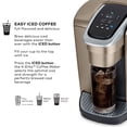 Keurig K-Elite, Single Serve K-Cup Pod Coffee Maker, Brushed Gold Kcup  Storage