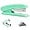 Green, variant on Gold Acrylic Stapler, Desktop Stapler, 25 Sheet Capacity, includes 1000 Staples and Staple Remover
