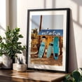thumbnail image 4 of Aloha - Isabela Puerto Rico Photography Surfboard Beach Tropical Palm Tree Vintage Ocean Summer Black Framed Wall Art Print 12 x 18 inches, 4 of 8