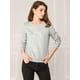 thumbnail image 3 of Sudadera Allegra K con Estampado de Gato de Cuello Redondo para Mujer Gris Claro XS, 3 of 6