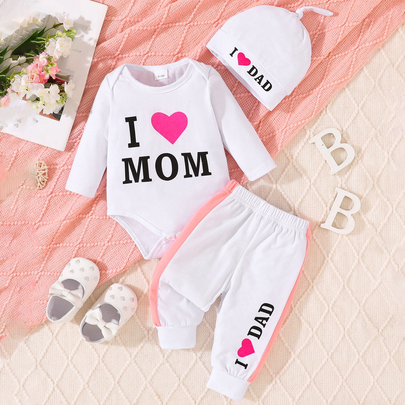 CAICJ98 Baby Girl Clothes Infant Newborn Mamas Outfit Gender