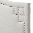 thumbnail image 2 of Skyline Decor Grayish Beige Fabric Upholstered King Size Headboard, 2 of 3