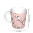 thumbnail image 2 of Yiaed Easter Rabbit Print Ceramics Coffee,Large Handle Design,Extra Large Tea and Coffee Cup for Office and Home Mugs, 2 of 6