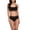 00 # Black, variant on REORIAFEE Trendy Bikinis for Women 2023 Beach Vacation Swimsuit Two Piece Set Swimwear Beachwear Black L