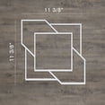 thumbnail image 2 of Ekena Millwork 11 3/8"W x 11 3/8"H x 3/8"T Small Monument Decorative Fretwork Wall Panels in Architectural Grade PVC, 2 of 9