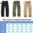 thumbnail image 4 of Mens Cargo Pants Relaxed Fit Classic Casual Pants, 4 of 5