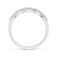 thumbnail image 2 of ANGARA Natural Diamond Anniversary Band in 2-Tone Gold in 14K White & Yellow Gold for Women (Size-1.3mm| Color-H| Clarity-SI2) | Anniversary, Jewelry Gift for Women | Natural Diamond Ring, 2 of 10