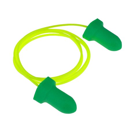 

Radians Deterrent 32 Disposable Foam Earplugs Uncorded Yellow/Green 200/Box (1 Box)
