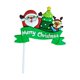 thumbnail image 1 of Adornos para tartas navideñas, decoración de tartas, fiestas, coloridos y reutilizables. Estilo E, 1 of 9
