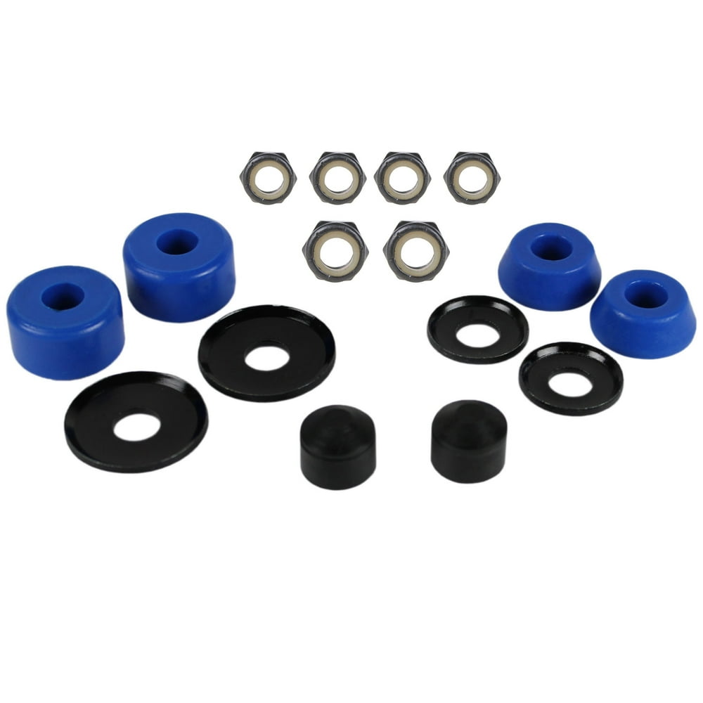 Skateboard Truck Rebuild Kit 88A Bushings Washers Pivot Cups Nuts For 2