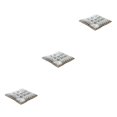 thumbnail image 2 of VONKY Soft And Comfortable Square Chair Cushion For Fitting Simple And Easy-care Anti-slide Seat Cushions Grey Triangles 3Set, 2 of 6