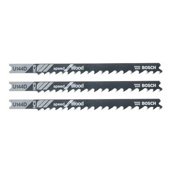 Segueta Caladora U Madera 3 Piezas Rapido 50 Mm U144d Bosch BOSCH U144d