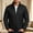 Black, variant on Men’s Lightweight Quilted Puffer Jacket, Stand Collar Full Zip Packable Outer Coat, Thin Warm Long Sleeve Layer Outerwear for Travel & Daily Excursions Light Blue S