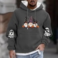 thumbnail image 2 of Atogsazn Mens Halloween Hoodies Casual Spooky Fleece Long Sleeve Pullover Sweatshirt Fall Clothing Tops 04-Dark Gray XXXXL Fashion, 2 of 5