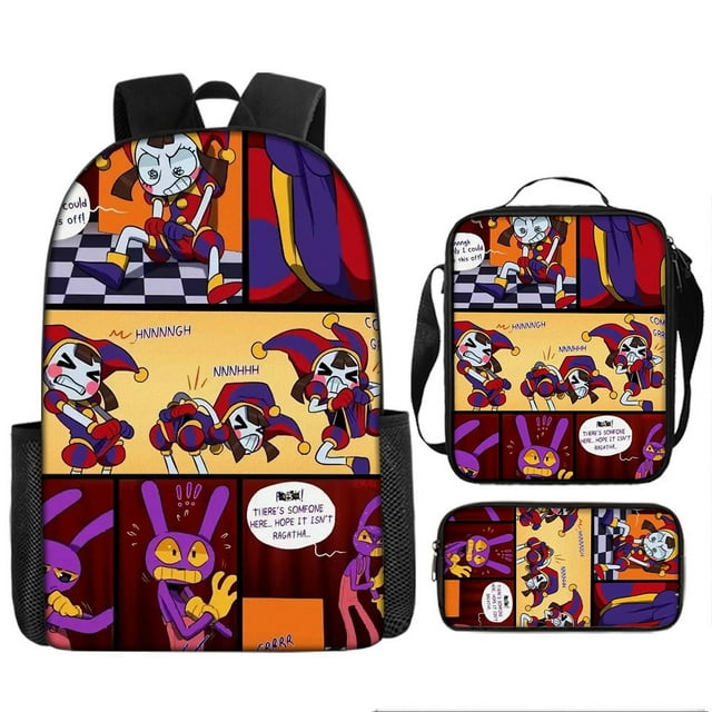 The Amazing Digital Circus Amazing Digital Circus Cartoon Student Backpack