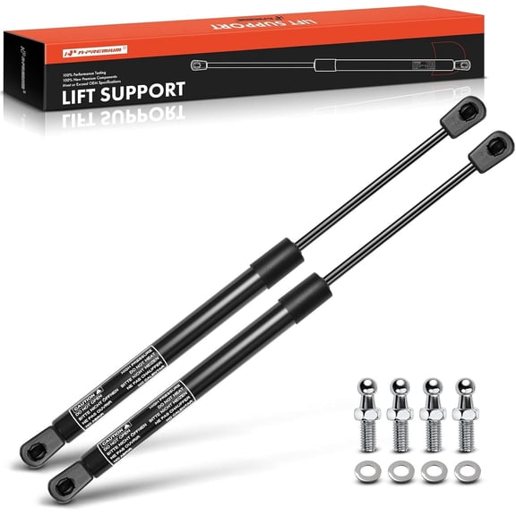 A-Premium 11.5 inch 13lb Universal 11.5" Lift Supports Gas Spring Shock Struts Replacement for Toolbox Cabinets Sliding Window Storage Bed Bench Lids Basement Door 2-PC Set