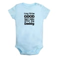 thumbnail image 5 of iDzn Pack of 2, Take After My Daddy & Pack My Diapers I'm Going Hunting With Daddy Funny Rompers For Babies, Newborn Baby Unisex Bodysuits, Infant Jumpsuits, Toddler 0-24 Months Kids One-Piece Oufits, 5 of 5