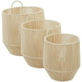 thumbnail image 3 of Studio 350 Cream Cotton Natural Storage Basket (Set of 3) S/3 18", 16", 15"H, 3 of 5