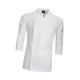 thumbnail image 4 of Chaqueta de chef transpirable Jinwen blanca para hombres manga larga, 4 of 8