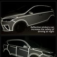 thumbnail image 6 of Motorcycle Bicycles Reflector Safety Warning Rims Decal Tape Car Reflective Sticker Bike Reflective Sticker Tape, 6 of 8