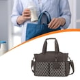 thumbnail image 1 of Bolsa de Pañales para Bebé, Organizador de Pañales, Práctica Y Versátil, Tela con Efecto Esmerilado Que Permite Guardar Artículos Esenciales, Ideal Pa Marrón, 1 of 8