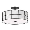 thumbnail image 4 of ALC-163SF-MB Dainolite Alcala - 3 Light Semi-Flush Mount-Matte Black Finish, 4 of 4