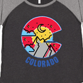 thumbnail image 4 of Inktastic Colorado Mountain Scene with Clouds and Moon Women's Plus Size T-Shirt, 4 of 5