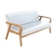 thumbnail image 4 of Sofá cama,Sofá Sofá Sofá de 3 plazas Muebles de salón,Sofá con reposabrazos Sofá salón moderno de madera,Loveseat Sofá Apartamento Oficina en casa,Sofá de ocio interior Cuero PU, 4 of 8