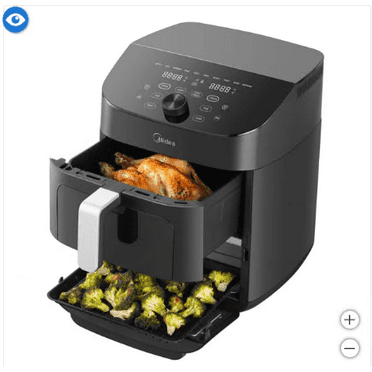 Midea 11-quart Dual Basket Air Fryer Oven