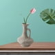 thumbnail image 4 of Florero hidropónico de cerámica bnca rústica, macetero liso, soporte para foto, escritorio Zulema jarrones de flores decorativas, 4 of 8